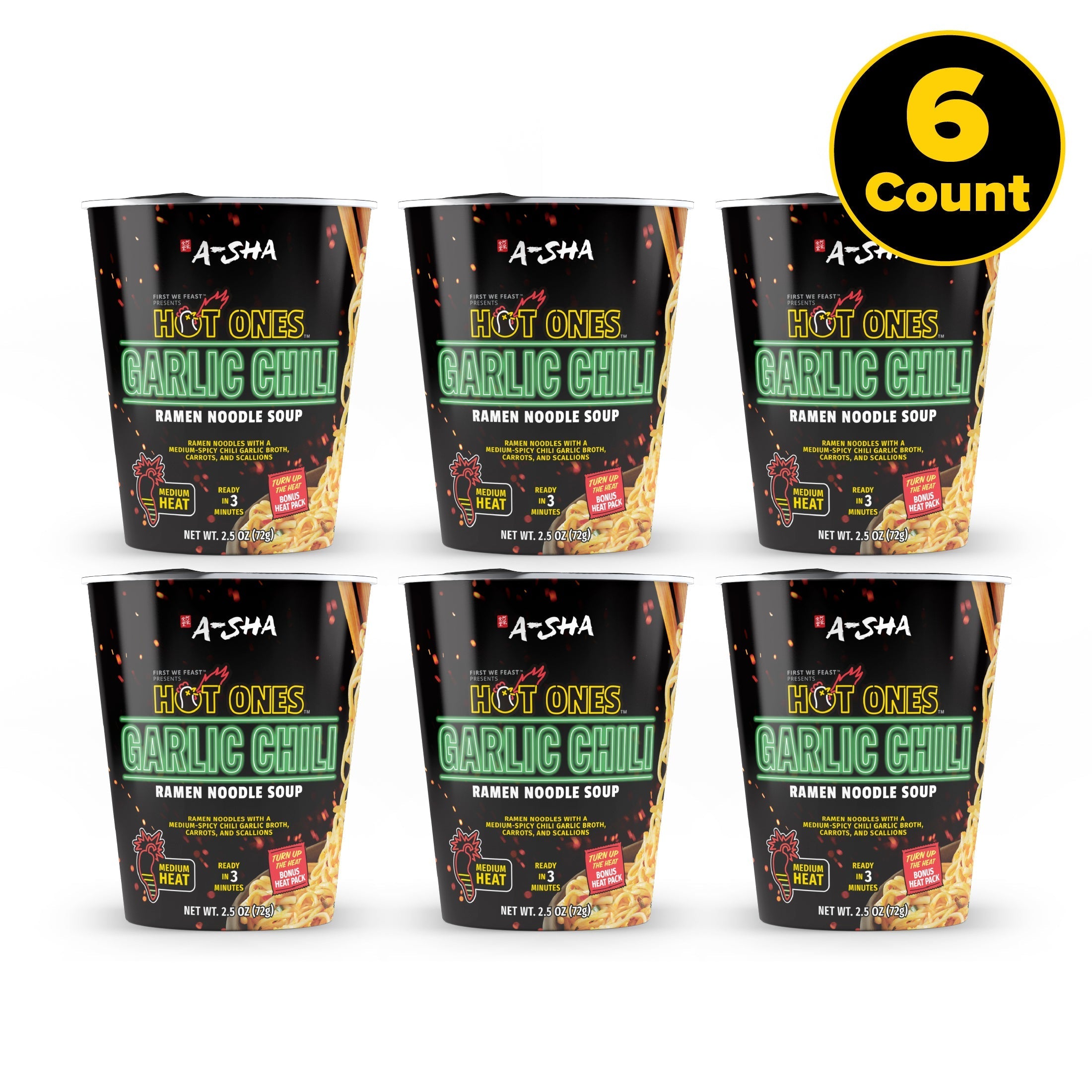 A-Sha x Hot Ones Garlic Chili Noodles - Easy Noodle Night Favorite