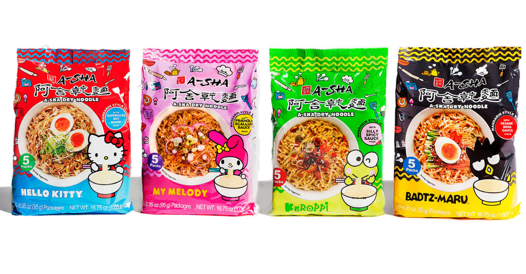 Hello Kitty and Friends Dry Noodles Bundle - Quick Comfort with Big Flavor