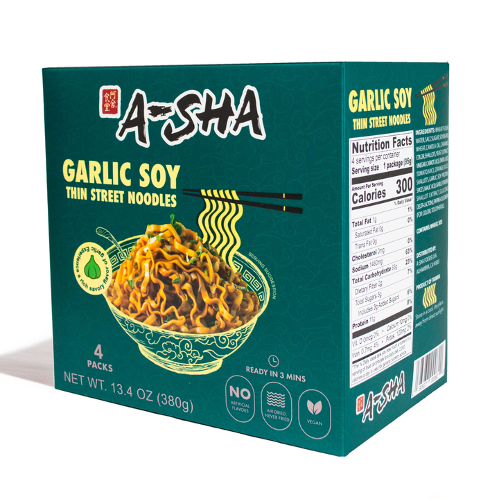 Garlic Soy Thin Street Noodle Box - A Flavorful Meal in Minutes A2