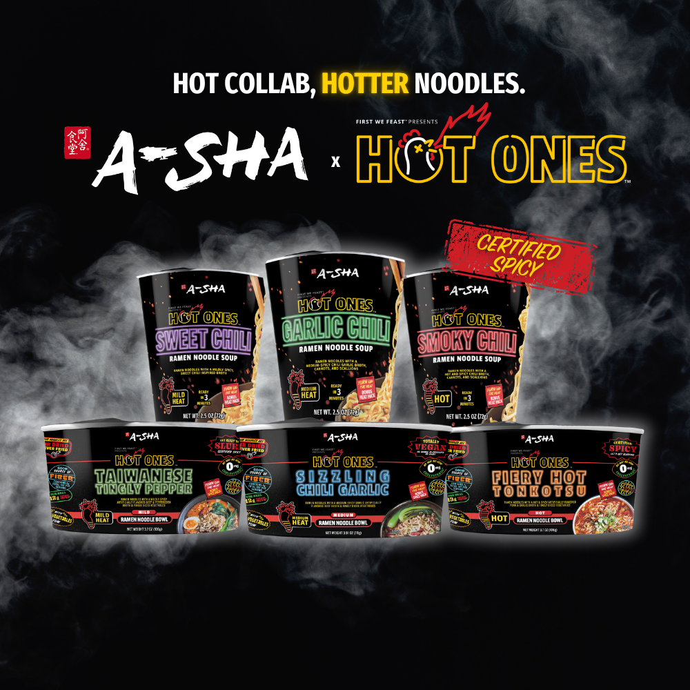 A-Sha x Hot Ones Spicy Lover's Bundle 18PK - Simple Prep, Satisfying Bite