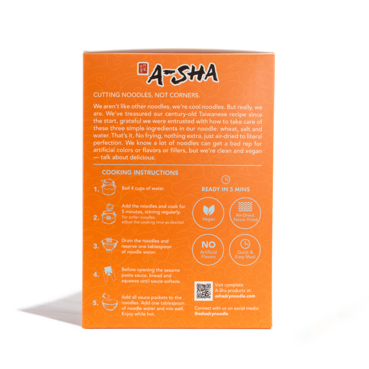 A-Sha Spicy Dan Dan Meteor Noodle Box - Simple Prep, Satisfying Bite